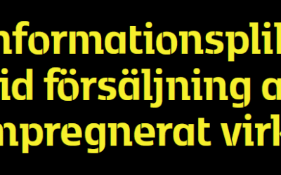 TSM-systemet fixar träskyddsskyltarna