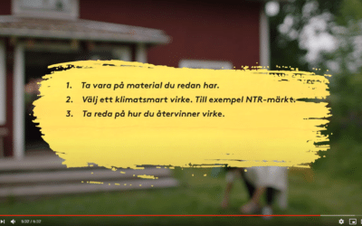 Kunskapsfilm på Informationscentrum för Hållbart Byggande om NTR