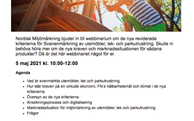 Tips om Svanens Webbinarium