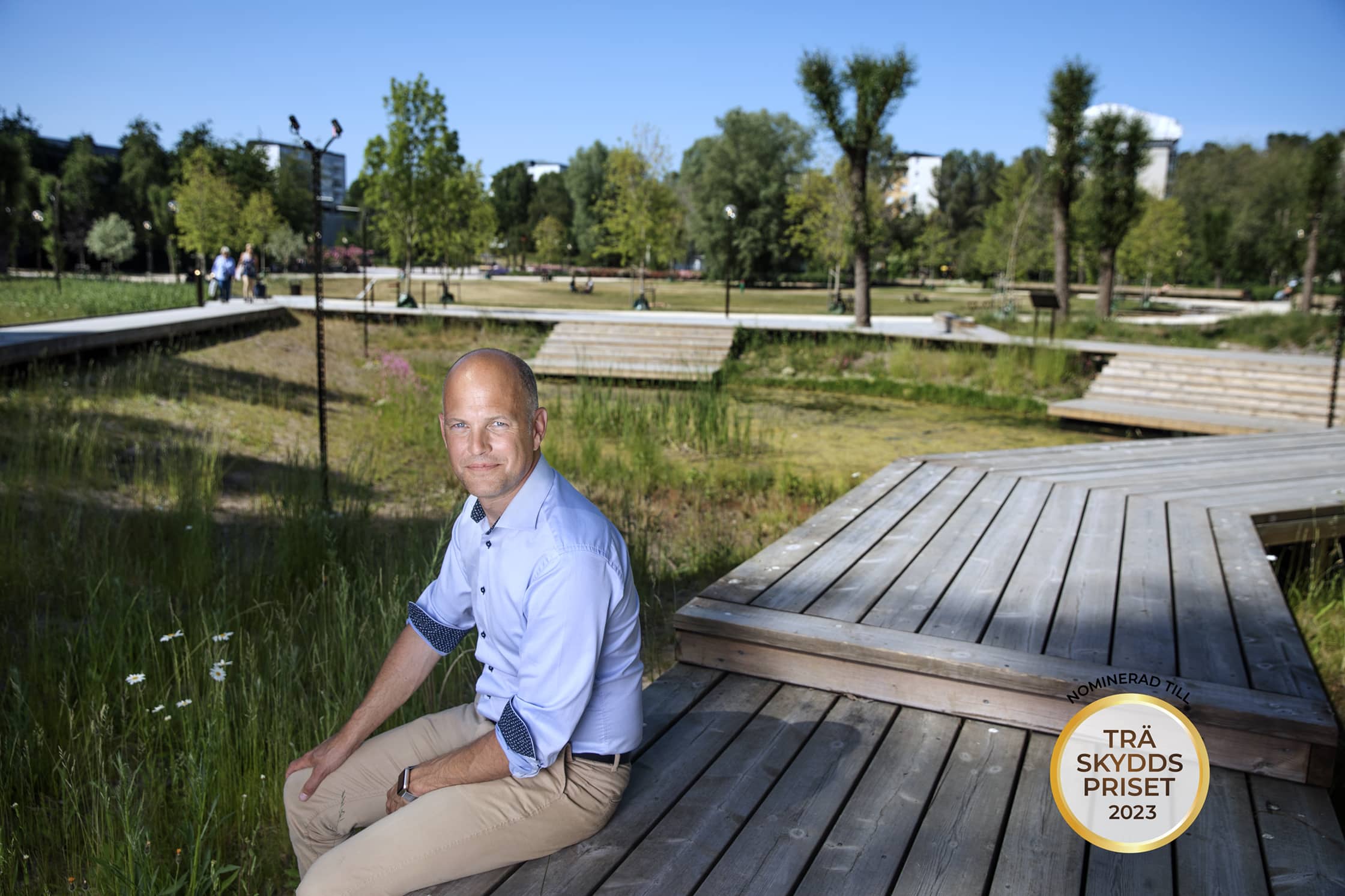 Sjösdalsparken i Huddinge nominerad till Träskyddspriset 2023