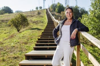 Michaela Fletcher. Träskyddspriset 2024. Hackstabacken trappor 17