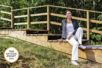 Michaela Fletcher. Träskyddspriset 2024. Hackstabacken trappor 21