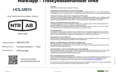 Faktablad om krav på NTR Märklappar