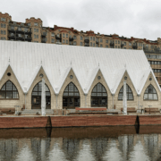 Restaurangpråmen vid Feskekôrka i Göteborg