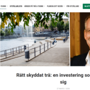 Artikel i Trä & Teknik: Rätt träskydd är en investering
